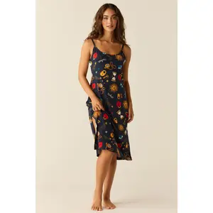 Chanelle Cloud Jersey Slip Dress in Mystic