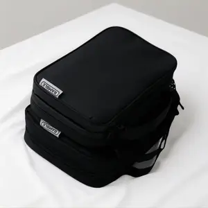 Ramble Portable Electronic Organizer - Lightweight Durable Mesh Case with Zip Closure & Elastic Loops for Charging Cables & Tech Gear