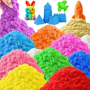12 Pack Colorful Play Sands 8 lbs Crafts Sand Art Kit Sensory Play Refill Bulk for Kids,Christmas,Parties,Decorations,Weddings,11 Colors