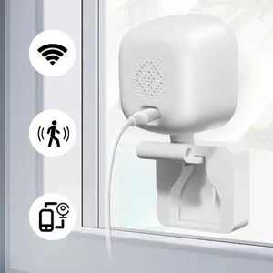 2K Window Camera,2.4GHz & WiFi Indoor Security Camera,AI Color Night Vision,Person & Motion Detection,24/7 Recording,Easy & Quick Install,Home Monitoring Camera