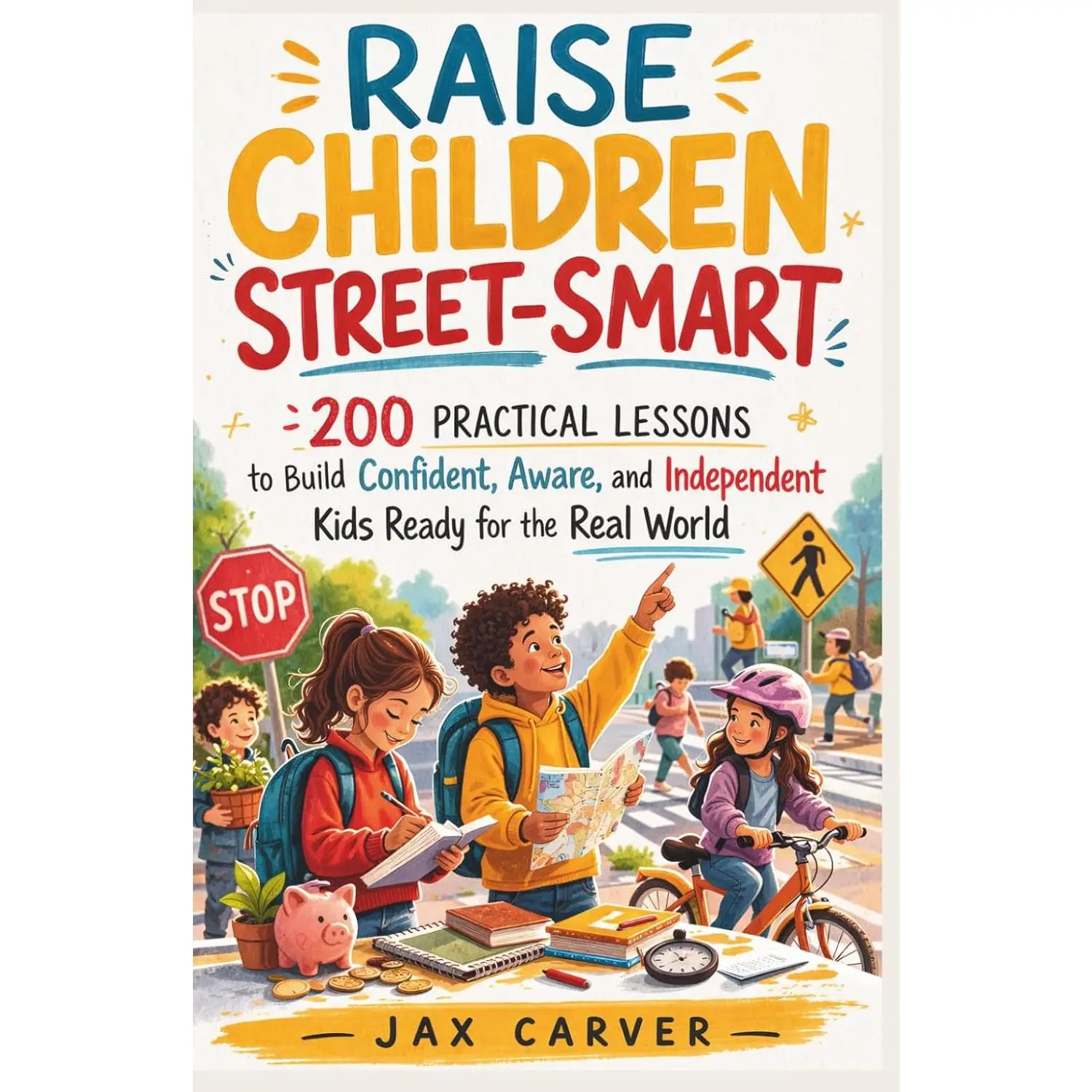 Lightweight Children's Literature & Art Paperback Book - 200 Practical Lessons to Raise Street-Smart, Confident, Aware, Independent Kids Ready for the Real World (Publication Date: March 14, 2026)
