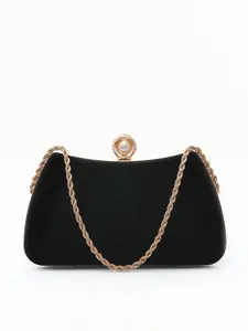Women's Velvet Crossbody Evening Bag with Chain Strap Shoulder Design, Rhinestone Detail Glamour Bag for Party, 2026 Spring Break Gift Flap Square Bag Swimweek