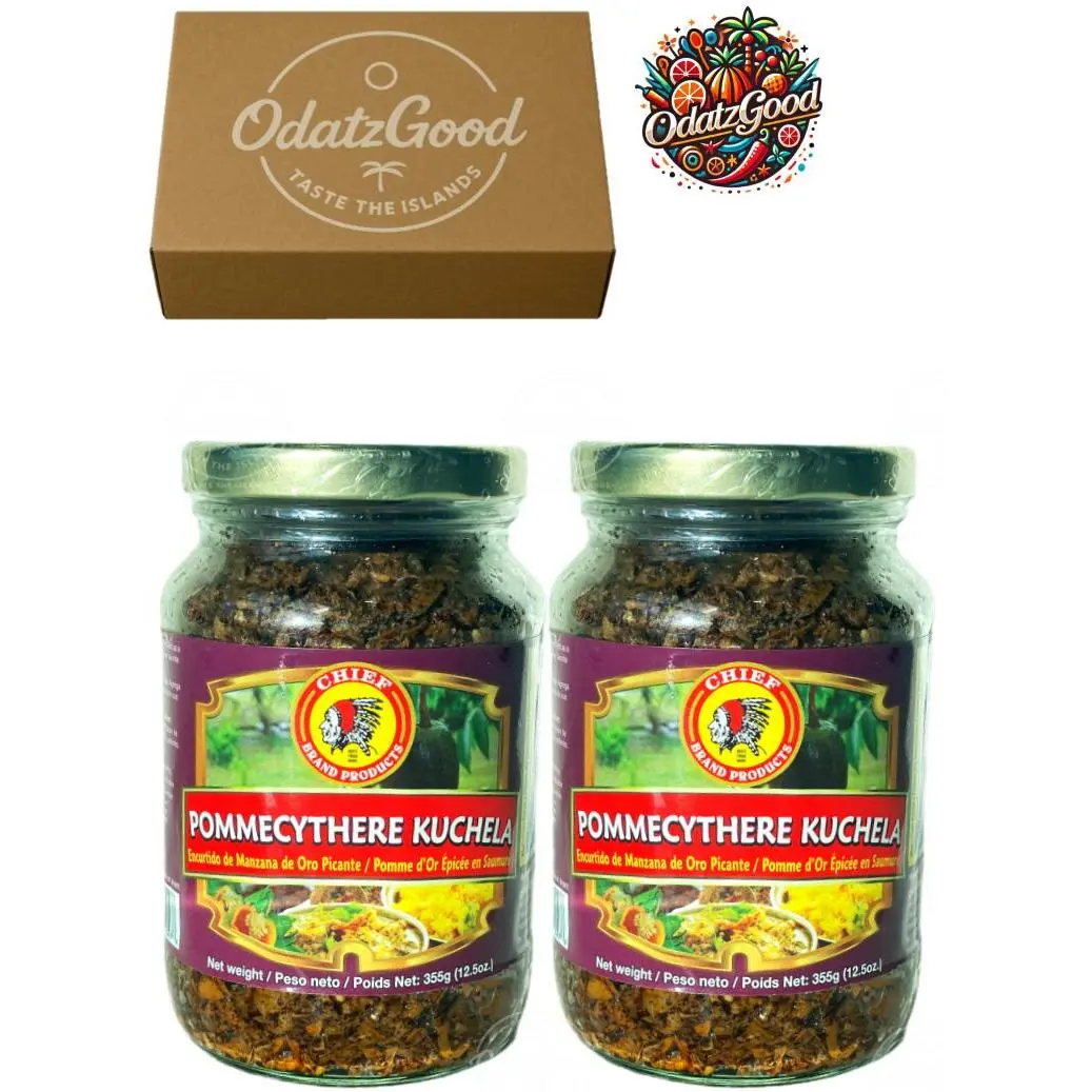 Chief Pommecythere Kuchela 12.5oz (355g) – Product of Trinidad & Tobago – Curated & Packaged by ODatzGood