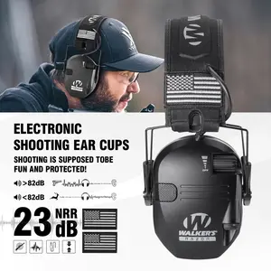 Electronic Hearing Protector, Noise Reduction Earmuffs, Head Mounted Wired Earmuffs,Hearing Protection-Earphone for Shooting, Hunting,Outdoor Activities,Halloween gifts, Christmas gifts.