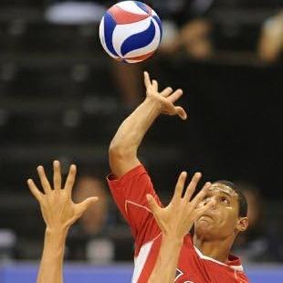 Molten NCAA  Molten V5M5000-3N Flistatec NCAA Volleyball - Red/White/Blue