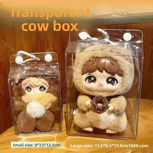 Hot Selling Clear Milk Carton PVC Ita Bag - Blind Box Doll Display & Storage Pouch