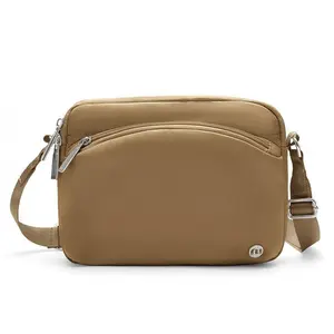 Women's Small Travel Crossbody Bag, Long Shoulder Strap, 1.5L Capacity, Multiple Pockets, Adjustable Straps, Fashionable Shoulder Bag