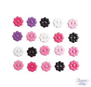 Laterlier De Flours Shiny Multi Color Flower Buttons