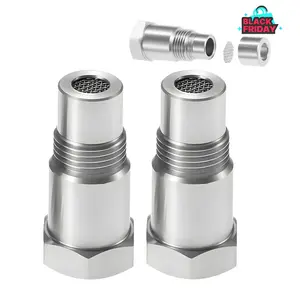 M18x1.5-46MM Oxygen Sensor Filter Adapter, Car Extension Screw,  Pipe Fitting Repair Tool, Stainless Steel Adapter for Fault Repair, TikTokShopBlackFriday