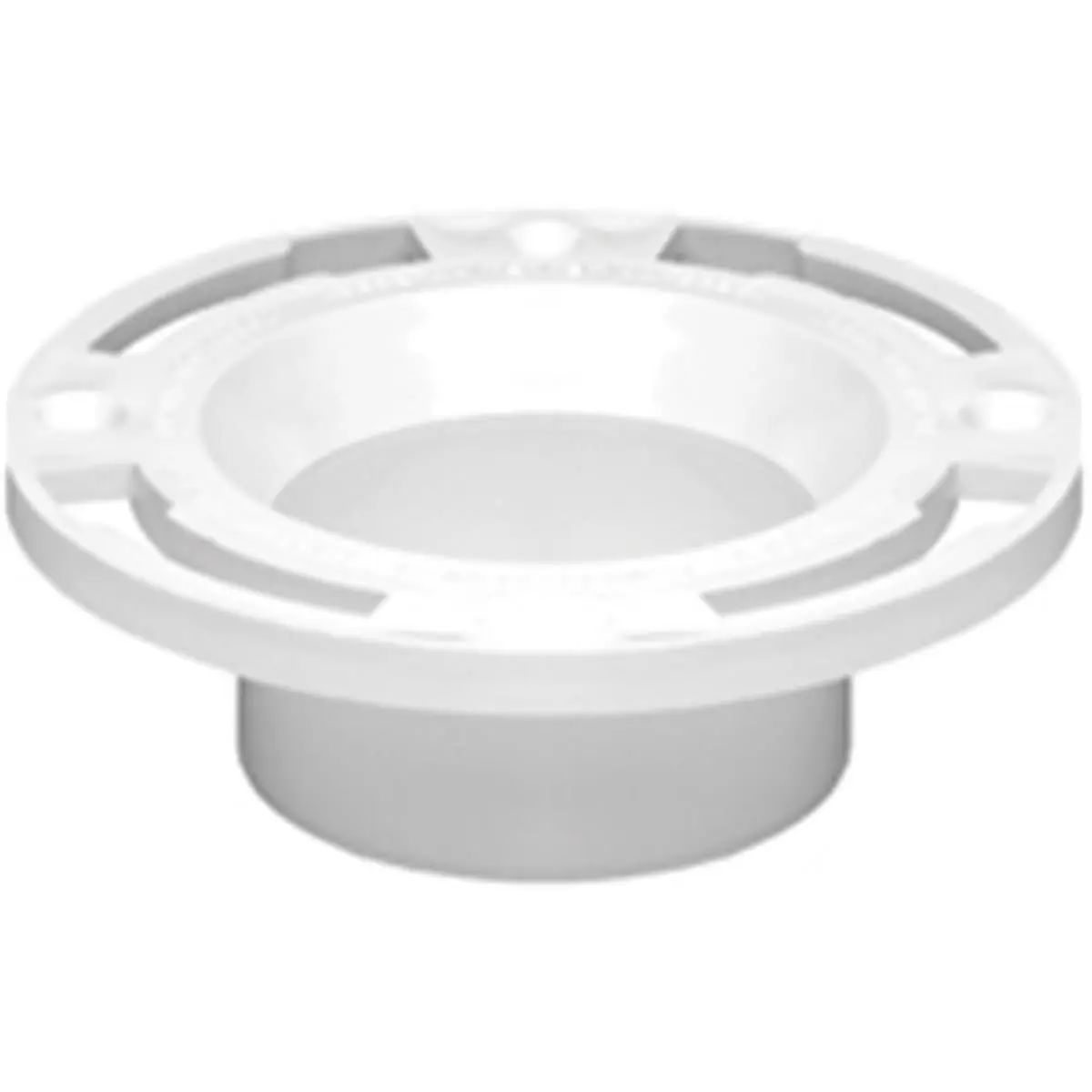 212 MAIN Oatey 43525 PVC Long-Length Flange Ring, Plumbing Accessory for Boating Water Sports, Fits Schedule 40 Pipes, Solvent Weld Compatible