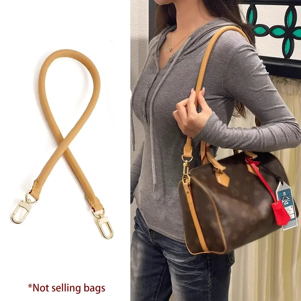 20/25/30 shoulder bags with long straps are now equipped with genuine Vachetta leather straps as the accessories.