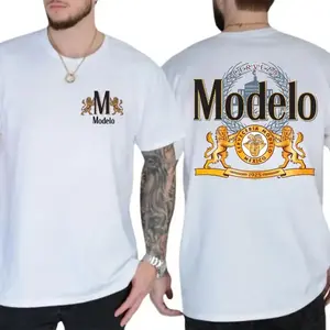 Modelo T-Shirt  2 Side, Vintage Cerveza Graphic Tee, Classic & Bold for Beer Lovers, Gift For Men And Women