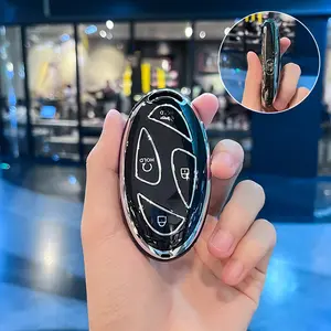 5 Buttons Car Key Case Cover Shell For Xiandai IONIQ 6 New Grand Prix GN7 Kona Protector Fob Bag Accessories Car Key Accessory