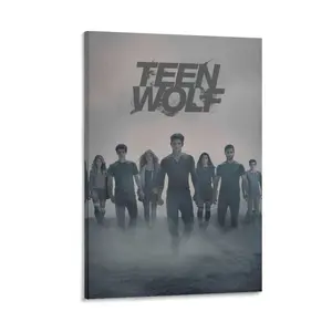Teens Wolf Movie Poster. Classic Action-adventure. Canvas Art for Room Decor. Modern Family Bedroom Decoration Print. Poster Canvas Wall Art For Bedroom Decor Bar Office Room Decor Gift