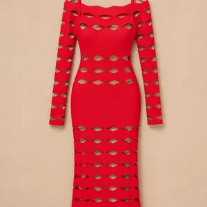 Ruby Maxi Dress- Red