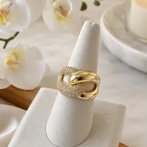 High quality 14k laminated ring