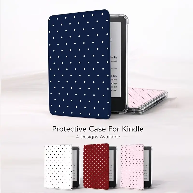 E-book protective case, wave pattern, suitable for Kindle Paperwhite 12/5 (2021) 11th generation (2022/2024) Colorsoft 7-inch/12 (2024), with sleep/wake function, all inclusive protection, smart flip cover, the best choice for male and female gifts
