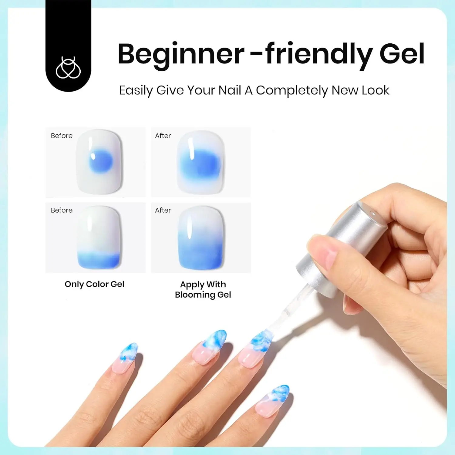 Beetles Hema Free Blooming Gel Polish Large Capacity Clear UV LED Blossom for Nail Art and Manicure with Marble Natural Stone Effect Cosmetic Cutics #TikTokShopBacktoSchool Beetles Hema Free Blooming Gel Polish Large Capacity Clear UV LED Blossom for Nail Art and Manicure with Marble Natural Stone Effect Cosmetic Cutics #TikTokShopBacktoSchool