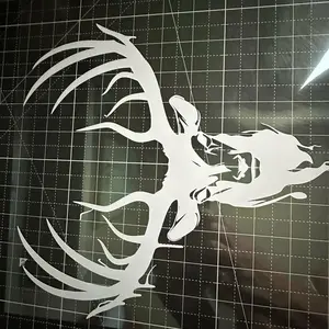 Deer Weatherproof Decal for Trucks or Cars 10 Inches Vehicle Exterior Decoration Weatherproof Vinyl Sticker for Outdoor Use