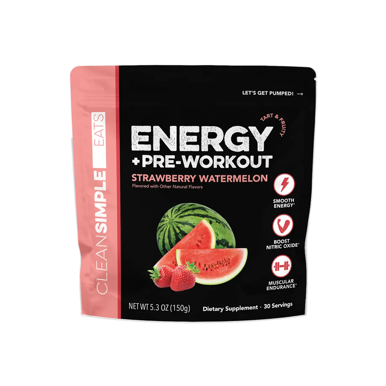 Energy + Pre-Workout: Strawberry Watermelon (30 Servings) Energy + Pre-Workout: Strawberry Watermelon (30 Servings)