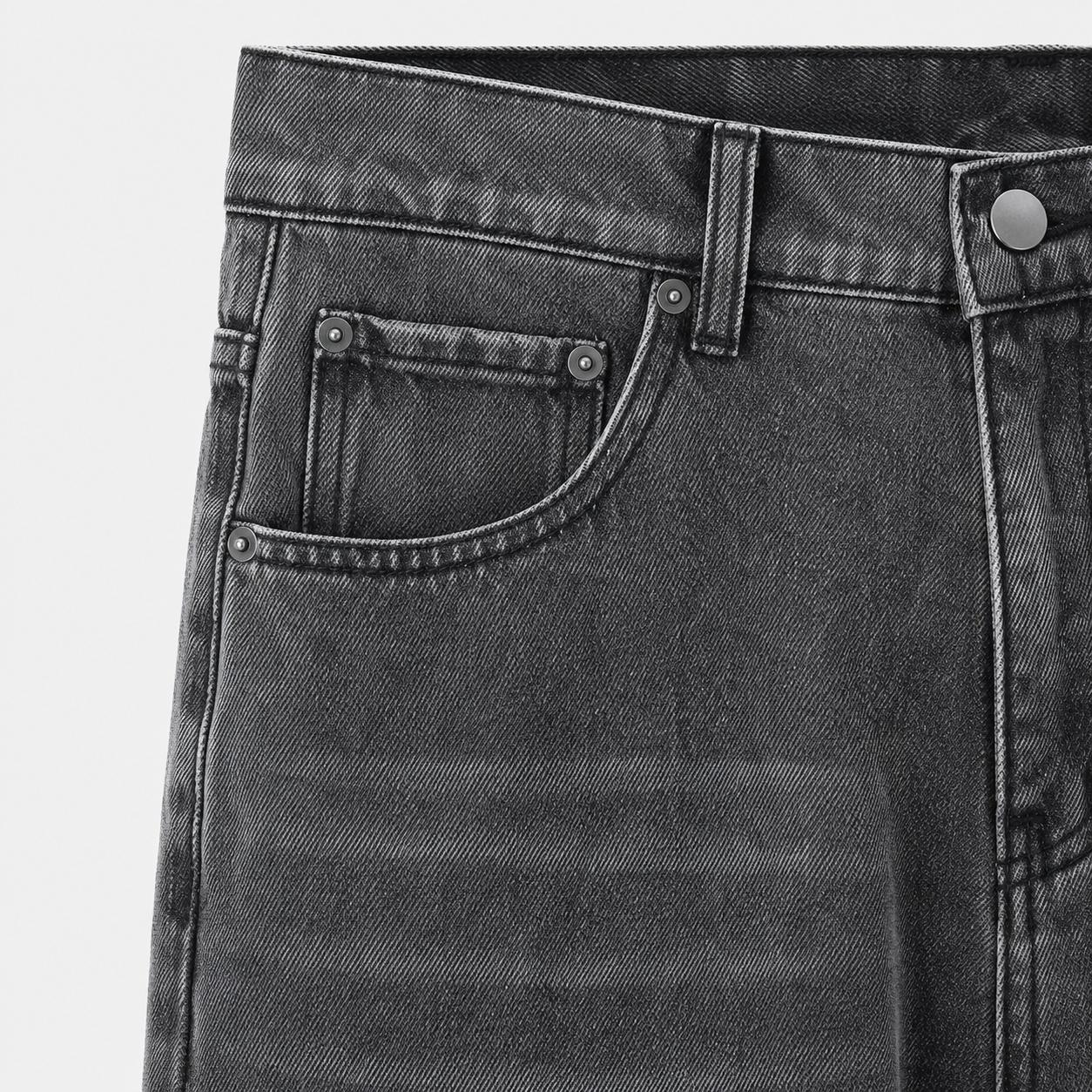 Baggy Wide Leg Jeans for Men and Women, Casual Fashion Streetwear Denim Pants, Low Rise Loose Fit Y2K Skater Jeans, Relaxed Straight Leg Urban Hip Hop Jeans with Pockets for Daily Wear, Vintage Grunge Style Denim Trousers Pants for US Outfits, Club Outfit