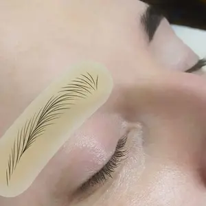 Microblading practice skin, permanent makeup tattoo, eyebrow PMU, eyebrow practice skin patch 12 pcs