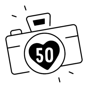 50 Picsy Stick Pack - 50 Personalized Photo Magnets