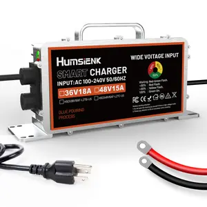 Humsienk 48V 15A LiFePO4 Battery Charger