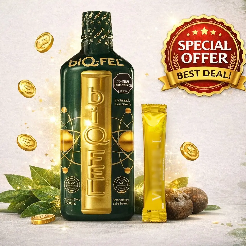 BIQ-FEL Original Multivitamin Supplement 500ml + FREE GIFT - Daily Clarity and Stamina for Men & Women