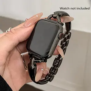 T-shaped Thick Watch Band (Band Only), D-shaped Buckle Watch Band Compatible with Apple Watch, Wearable Accessories Compatible with Apple Watch Series 9 8 7 6 5 4 3 2 1 SE, Smartwatch Strap