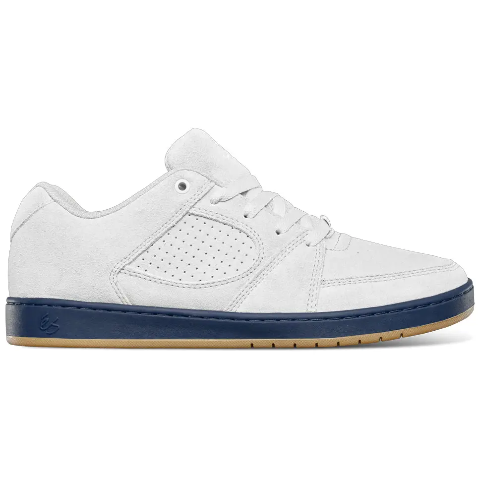 eS Footwear Accel Slim White Navy Shoes