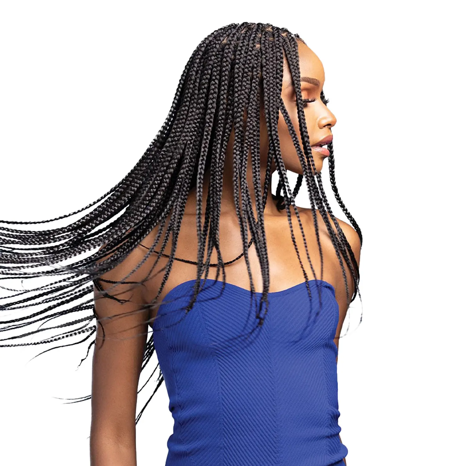 Sensationnel XPRESSION 3X Ruwa Braids, 54 Inch Pre-Stretched and Pre-Layered Synthetic Hair, Water Repellent Aquatex Fiber, Lightweight and Soft for Active Lifestyle, Pre-Layered For Natural Finishing Style
