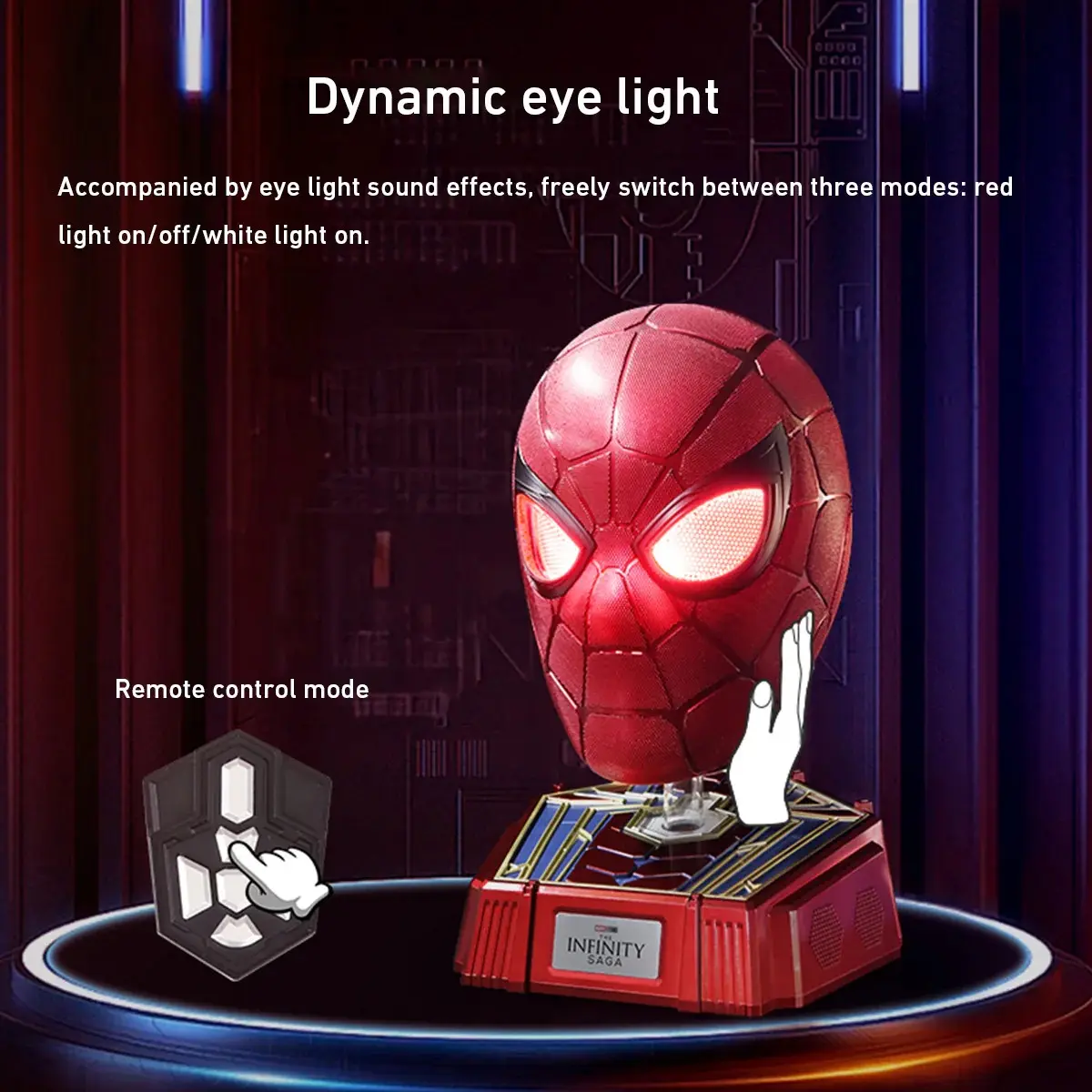 Killerbody Bluetooth Speaker Iron Spider Helmet K800 x Killerbody Marvel Edition Wireless Audio Device Metal Lights