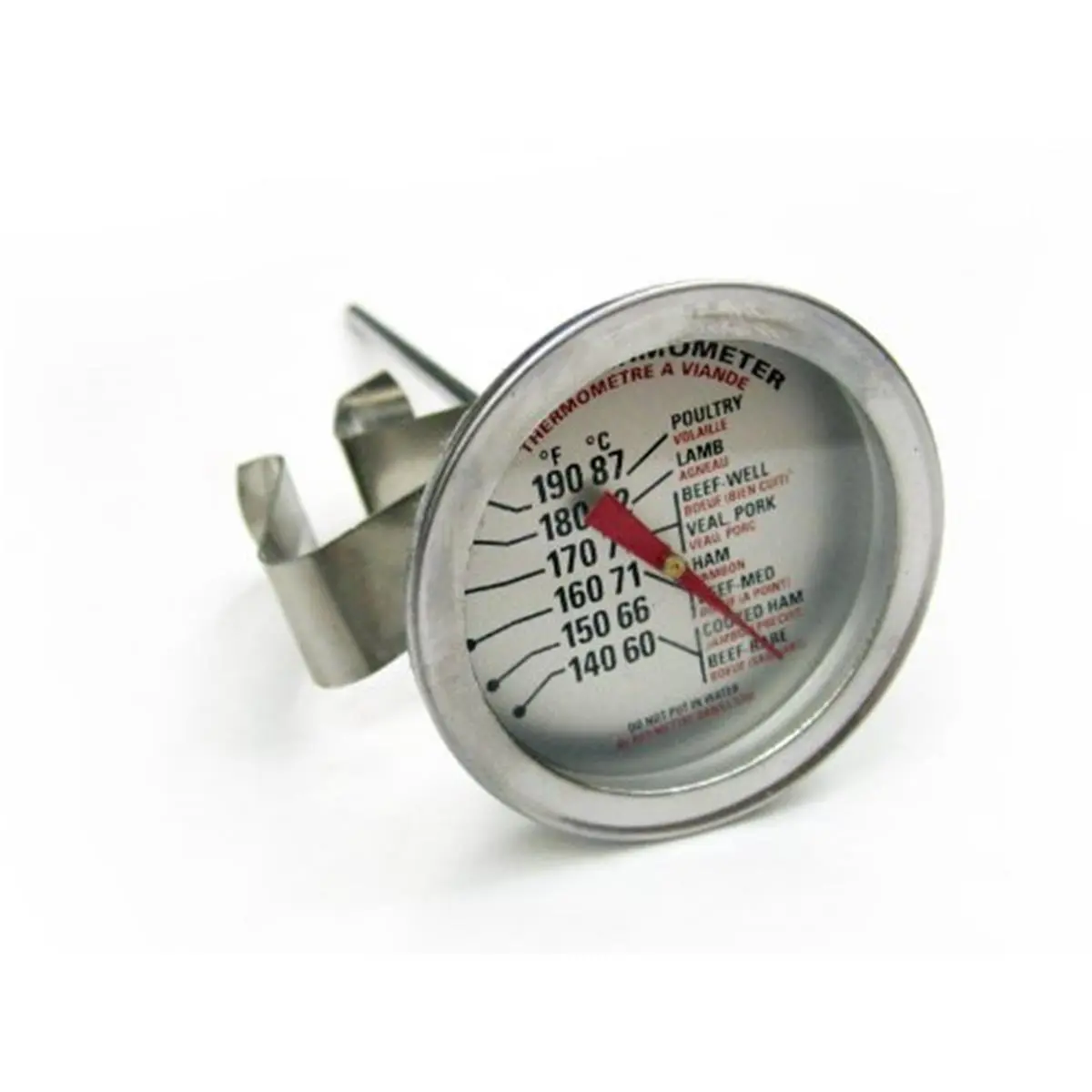 212 MAIN Stainless Steel Reptile & Amphibian Temperature Probe Thermometer - High-Quality, Dependable for Home Pet Meat Storage Monitoring Needs