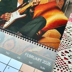 Bruno "The Romantic" Calendar 2026/2027, Mars 2026 New Album, The Romantic Tour Merch, Y2K, R&B Music Top, Concert Outfits 5LK, Perfect Music Fan Gift Idea, Home Decor