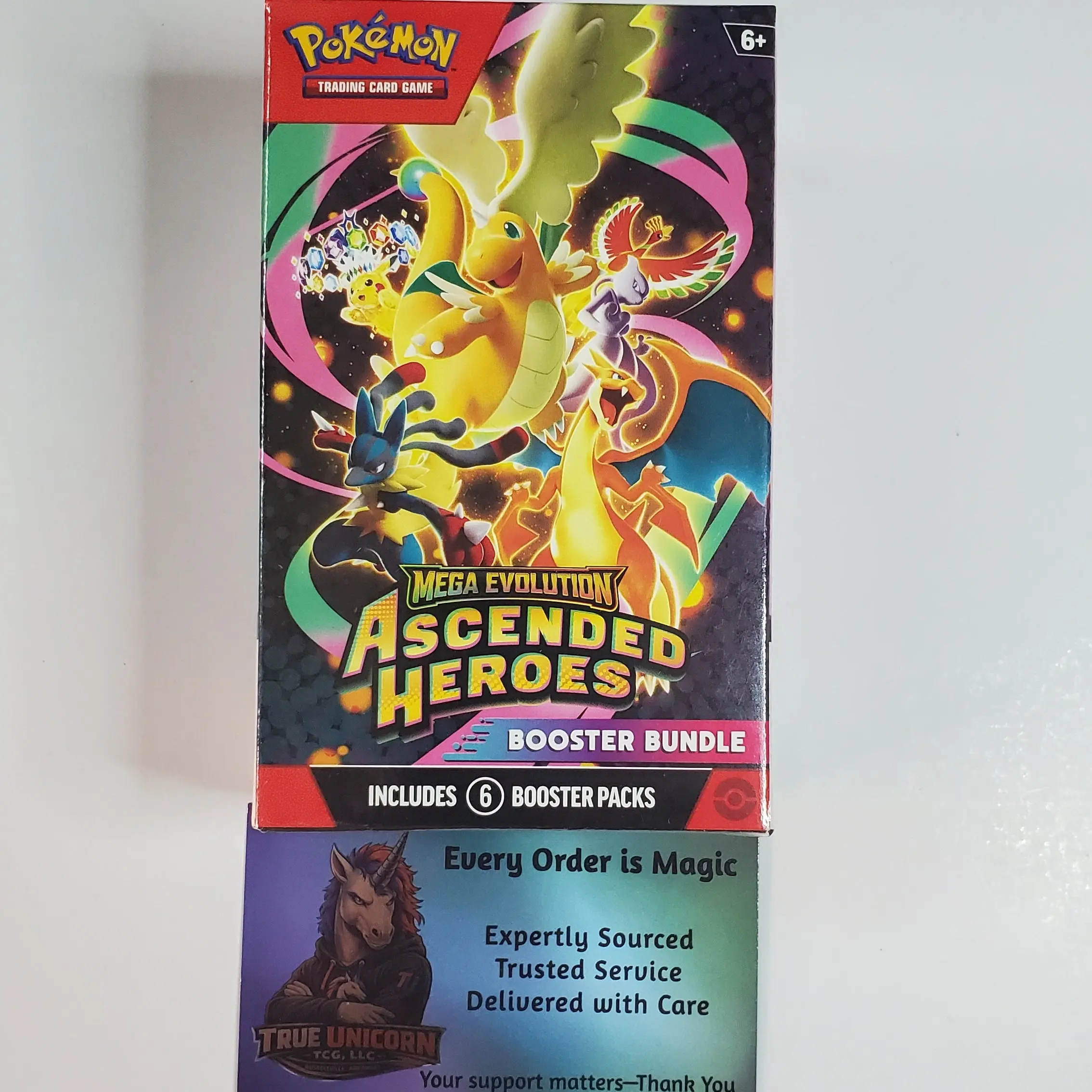Pokémon TCG: Mega Evolution—Ascended Heroes Booster Bundle (6 Packs) – Factory Sealed