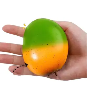 Mango color-changing stress-relief toy-The color changes with temperature- creative high-tech slow-rebound decompression ball, stress-relief gadget, children's toy