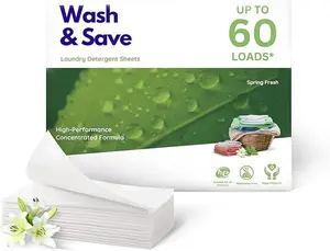 Laundry Detergent Sheets (30 sheets 60 loads)