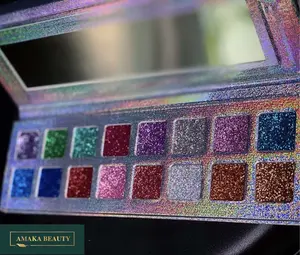 Fine Gyal - Glitter Eyeshadow palette by Amaka Beauty Makeup Cosmetic