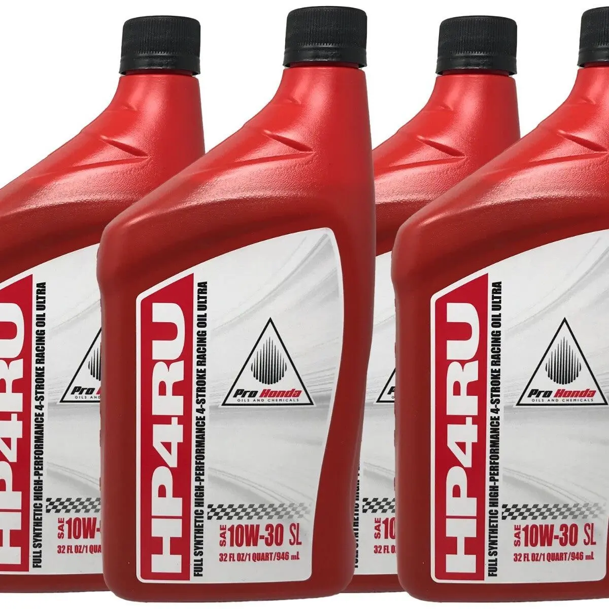 Honda 08C35-HP4-1030RU OEM Full Synthetic HP4RU 10W-30 Racing Oil 4 Quart Pack