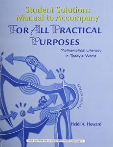 USED-For All Practical Purposes Student's Solutions Manual by COMAP (Paperback)