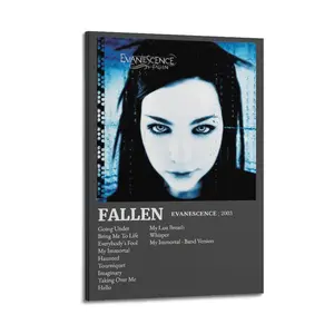 Evanescence Fallen Poster for Bedroom Aesthetic Canvas Wall Art Living Room Posters Painting Picture Print Modern Family Decor Artist Bathroom Poster