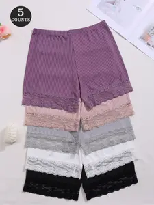 Women's Lace Trim Panties Set, Comfortable Underwear for Women, Stylish Ladies' Lingerie Collection, Perfect Gift Idea, Trim Lace Panty