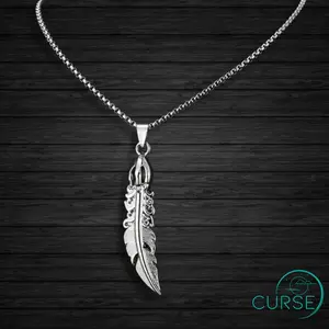Necklace - Feather perfect gift ideal holiday
