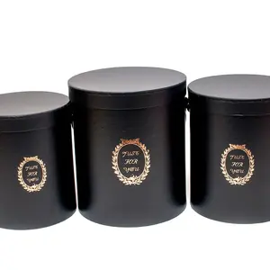 Just For You Tall Round Flower Box Set of 3