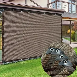 Sun Shade Net, 1 Count Multipurpose Sun Shade Net with Grommets, Outdoor Sun Shade Net for Garden Patio, Plant Shade Sail, Sun Shade Canopy, Shaded Canopy, Outdoor Shade Cloth