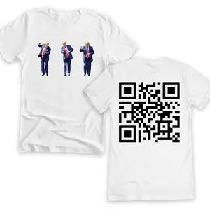 Trump Dance QR Code Sweatshirt, Scan Me You Won't Regret It Funny Trump Dance QR Code Shirt. Classic Cotton
