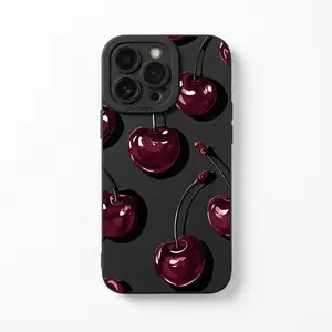 Summer Cherry Trendy Phone Case for iPhone 17 16 15 14 13 12 Pro Max Plus
