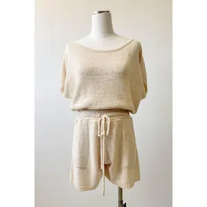 Relaxed Fit Knit Romper by For Good
