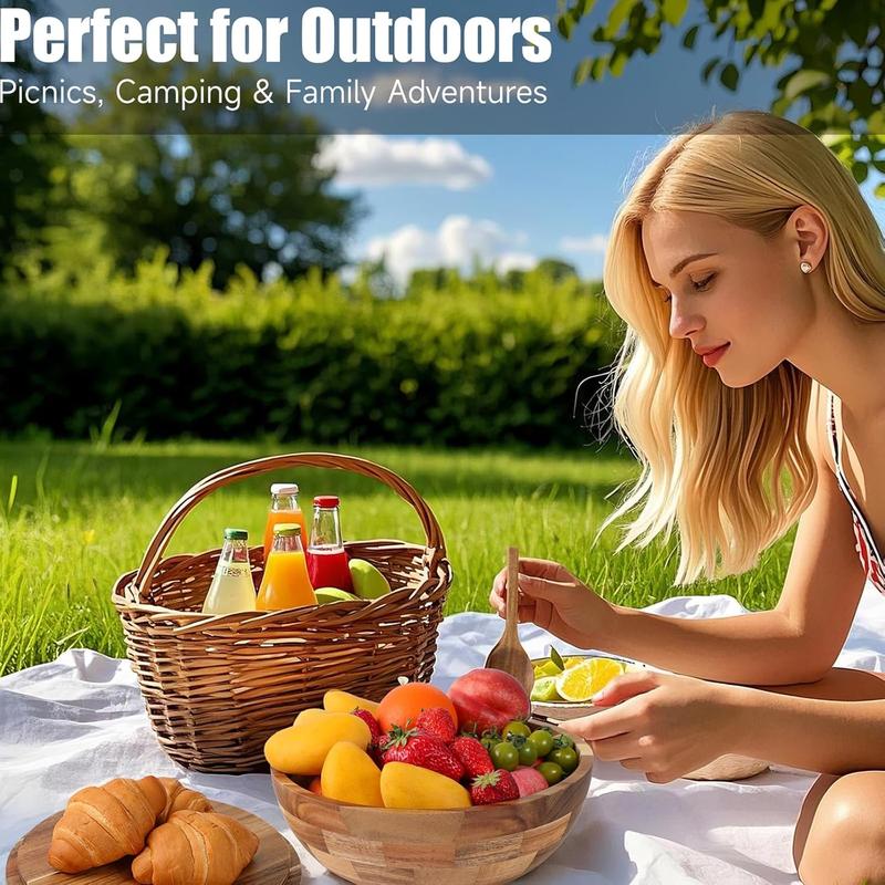 Salad Bowls Salad Bowl Set with Lid 11.8 Inch Large Wooden Bowls Set Acacia Serving-Bowl with Serving Utensils Bowl for Kitchen, Dining, Party Salad Bowls Salad Bowl Set with Lid 11.8 Inch Large Wooden Bowls Set Acacia Serving-Bowl with Serving Utensils Bowl for Kitchen, Dining, Party